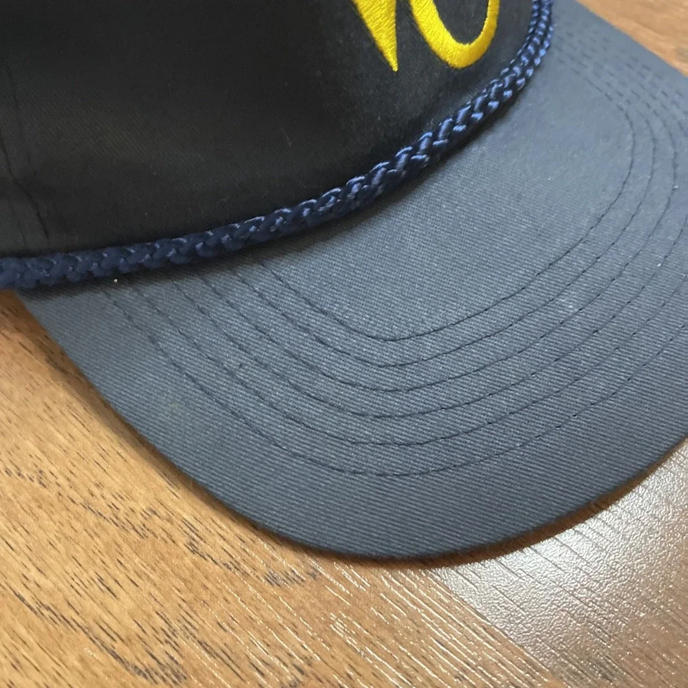 VINTAGE Seagrams VO Hat White And Blue Adjustable SnapBack